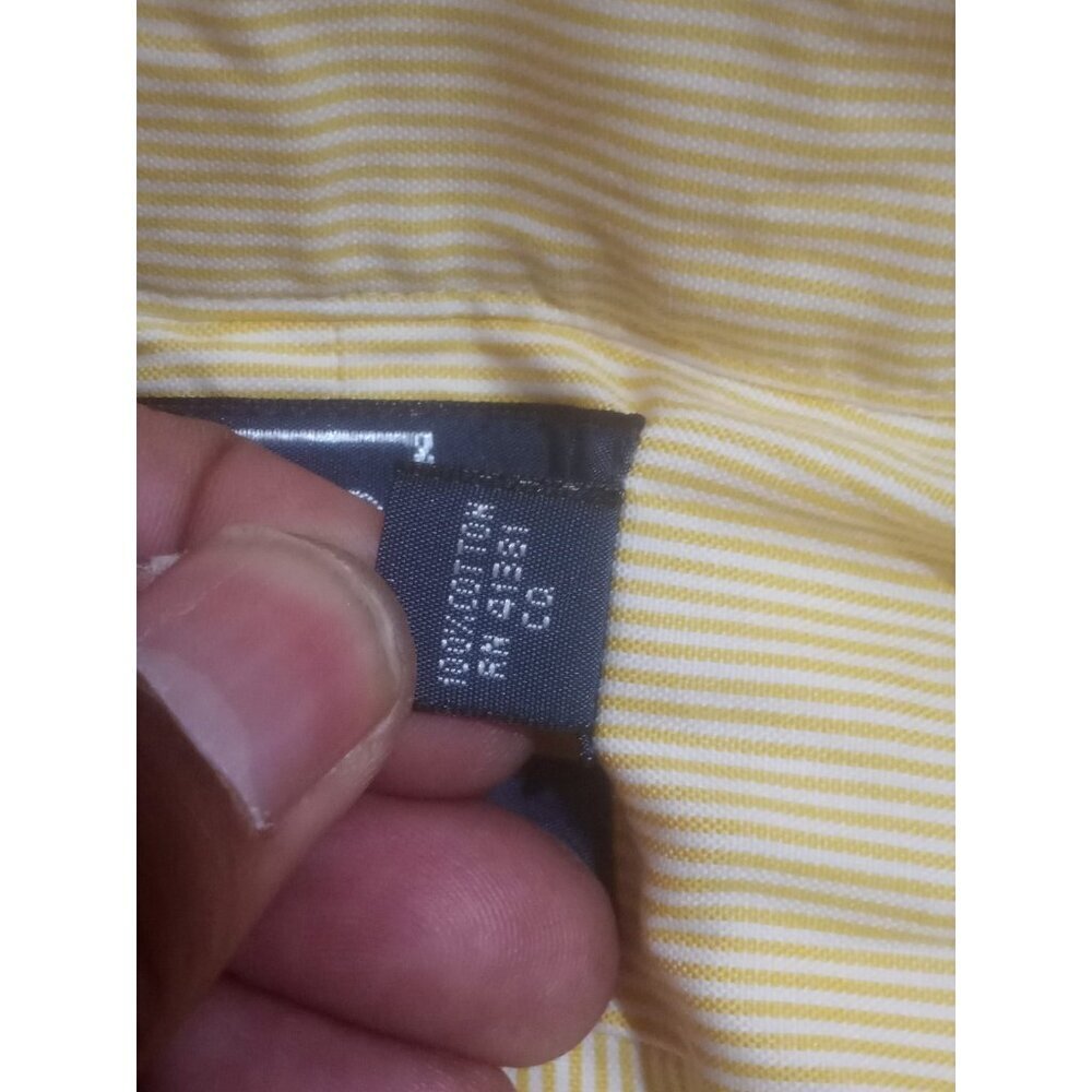 New Polo Ralph Lauren Estate Custom Fit Dress Shirt Yellow Men 16.5 32/33 (XL) - Picture 10 of 12